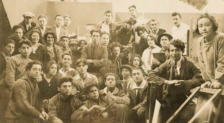 Class photo, Betzalel School of Art,1926