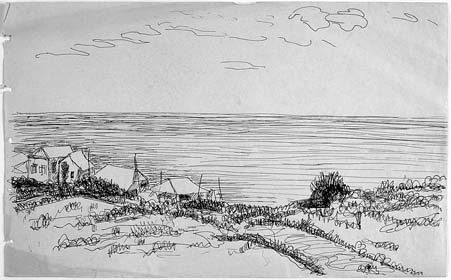 Landscape with sea
